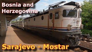 Sarajevo to Mostar by Bosnian Talgo train / Railways Bosnia and Herzegovina