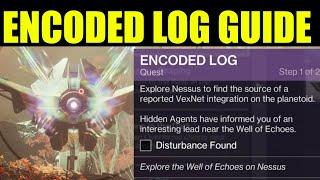 Search Nessus for the source of a reported vexnet integration | Destiny 2 (Encoded Log Quest Guide)