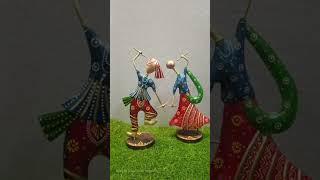 Elegant Dandiya Doll Set in Metal | Trending Home Decor Idea 2025/ Vijayas Handicrafts