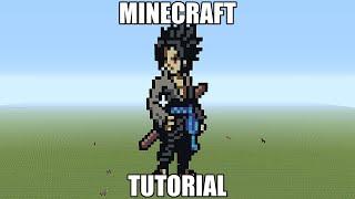 Minecraft Pixel Art Tutorial - Sasuke