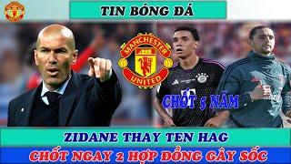 ZIDANE CHÍNH THỨC TIẾP QUẢN HLV MAN UTD. LẬP TỨC CHỐT NGAY 2 HỢP ĐỒNG KHỦNG.