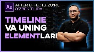 1.2 TIMELINE VA ELEMENTLARI || AFTER EFFECTS O'ZBEK TILIDA AFTER EFFECTS ZO'RU