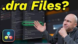 CREATE & LOAD .dra Files (Project Archive) in DaVinci Resolve 18 and Why