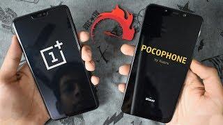 Xiaomi POCOPHONE F1 (POCO F1) vs OnePlus 6: Speed Test!!!