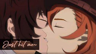 Dazai x Chuuya  Kiss scene  BSD