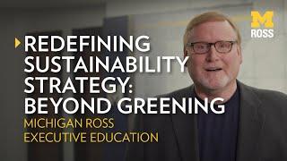 Redefining Sustainability Strategy: Beyond Greening