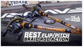 The Best Flipping and Pitching Rod Action for Braided Lines