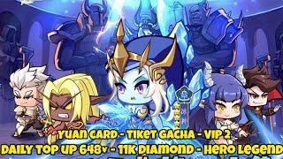 Mythic Summon ldle RPG Private Server - Daily Top up 648¥ - VIP2 - 11K Diamond - Hero Legend