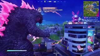 PLAYING AS GODZILLA!!! | Fortnite Battle Royale #61 (w/ Johnna, Zack, & @Firebaum)