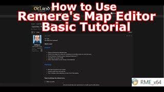 [Tutorial] [Basic] Remere's Map Editor how to use it