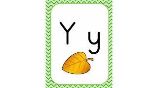 English alphabet Yy [wai].Ағылшын әріпі Yy [wai]