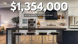 Inside a Luxury NEW CONSTRUCTION Home in West Hillhurst! | Calgary Real Estate Tour 2023