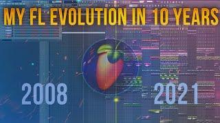 MY FL STUDIO EVOLUTION IN 10 YEARS | MUSIC PRODUCER EVOLUTION | 2008 - 2021 | EDM | AFONE