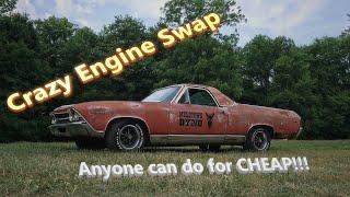 Ecomino - The 1969 El Camino with the CRAZIEST engine swap.