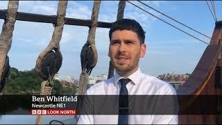 BBC Look North visits the Galeon Andalucia in Newcastle