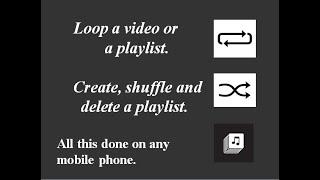 How To Loop YouTube Videos / Playlists On Mobile Phone | iPhone & Android