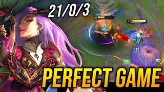 THE PERFECT KATARINA GAME?!? 21 KILLS IN 15 MINUTES IN HIGH ELO