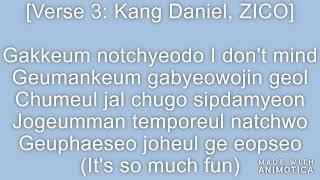 Zico x Kang Daniel Refresh Lyrics