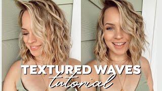 NEW faux natural waves hair tutorial - Kayley Melissa