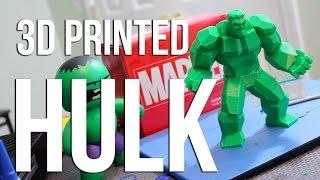 3D Printed HULK - Low Poly Print