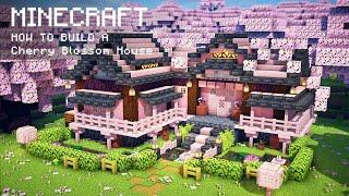 Minecraft: How To Build a Cherry Blossom House