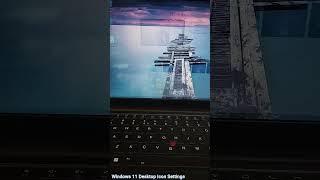 windows 11 desktop icon settings #shorts  #windows #technology