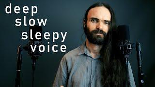 DEEP & SLOW VOICE ASMR (SLEEP SOUNDLY)