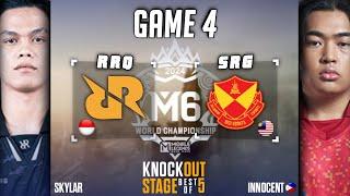 RRQ HOSHI vs SELANGOR RED GIANTS GAME 4 | RRQ vs SRG GAME 4 | M6 KNOCKOUT STAGE B05