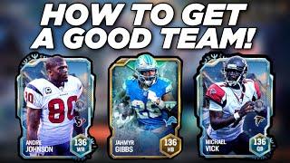 HOW TO GET A GOOD TEAM IN MADDEN MOBILE 25! BEST METHODS! Madden Mobile 25