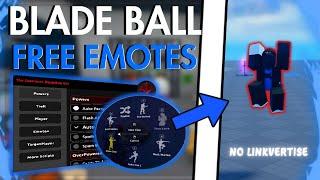 *BEST* Blade Ball Script With FREE EMOTES (PASTEBIN 2024)