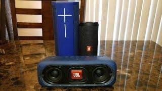 JBL Flip 4 vs SRS XB30 vs UE Megablast | 60% Volume