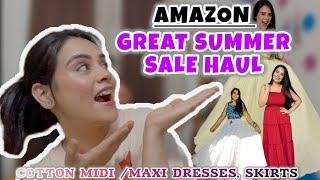 Amazon summer wear haul | long skirts ,dresses & co-ord sets | edgyetika | #amazon #amazonhaul