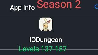 IQ Dungeon Walkthrough [Levels 137-157]