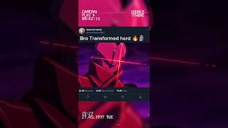 Badass anime transformation moments ️#anime #shorts #fyp