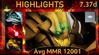  7.37d Sand King |K+A-D - 35 KP - 90%| Offlane Highlights - Dota 2 Top MMR