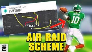 EA College Football 25 Best Offensive Playbook!AIR RAID PLAYBOOK Scheme FOR BIG YARDS In NCAA 25!