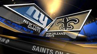 New Orleans Saints vs New York Giants Play by Play and Reaction