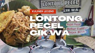 Lontong pecel Cik Wa, kuliner legendaris di Cepu