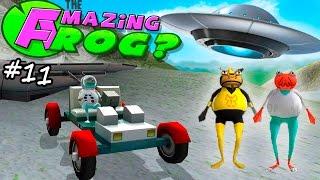 НЛО в городе Свиндон УДИВИТЕЛЬНАЯ ЛЯГУШКА летит на луну AMAZING FROG #11 kids сhildren