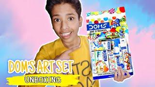 Doms art kit (art strokes) unboxing || Artist Sohom Dey || @DOMSIndiaofficial