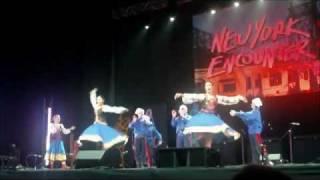 Ensemble Barynya dancers at the New York Encounter International Dance Festival