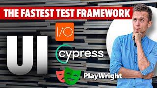 Cypress vs Playwright vs WebdriverIO - The fastest test automation framework for UI QA testing