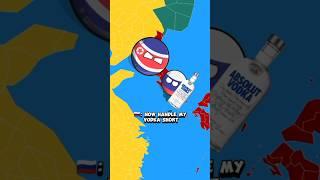 What If Russia  and South Korea Switched  Places] #countryballs #shorts #shortsfeed #trending