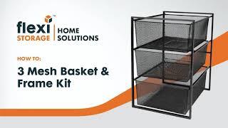 How To - Flexi Storage Home Solutions Basket and Frame Kit