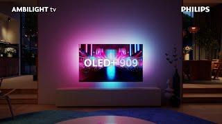 Philips Ambilight TV OLED909 | OLED+ | 4-seitiges Ambilight und Sound von Bowers & Wilkins