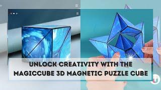 Magic Cube 3D Magnetic Puzzle Cube - Stress Relieving Fidget Toy