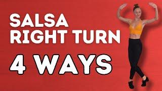 4 Ways To Do The Salsa Right Turn - How To Memorize Steps - Dance With Rasa- Dance With Rasa