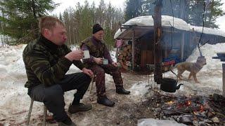 ЖИЗНЬ в ТАЙГЕ. С ЛЕОНТЬЕВИЧЕМ на КОРДОН. НЕДЕЛЮ в ТАЙГЕ. Часть третья. ЖОР ЩУКИ.