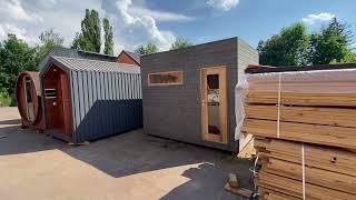  Модульная баня 2,3x3м от производителя Thermowood Production