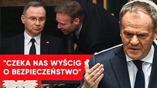 Wystąpienie Donalda Tuska w Sejmie. Premier o bezpieczeństwie. Nagle zwrócił się do posłanki PiS